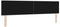 vidaXL - Hoofdbord - met - Knopen - - - Lichtgrijs - - - 200 - cm - - - Stof