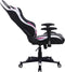 Gamestoel Tornado bureaustoel - ergonomisch verstelbaar - racing gaming stoel - zwart roze
