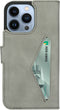 Mobiparts iPhone 13 Pro - Classic Wallet Case - Ruimte voor pasjes - Granite Grey