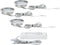 Paulmann Micro Line LED - Meubelinbouwlampenset 3x4,5W staalgeb./metaal