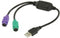 Nedis CCGB60830BK03 - USB A naar DIN (5-pin) kabel - 30cm - Zwart