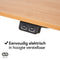 Infinity Goods Zit Sta Bureau - Elektrisch Verstelbaar - 120 x 60 CM - Bruin