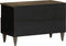 vidaXL - Tv-meubel - 70x33,5x46 - cm - massief - mangohout - lichtgrijs