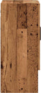 vidaXL - Wandkast - 60x31x70 - cm - bewerkt - hout - oud - houtkleurig