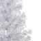 vidaXL - Kunstkerstboom - met - verlichting - en - kerstballen - 150 - cm - PET - zilver