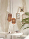 GOOD&MOJO Hanglamp Bhutan - Bamboe/Zwart - 2L - - Hanglampen Eetkamer, Slaapkamer, Woonkamer