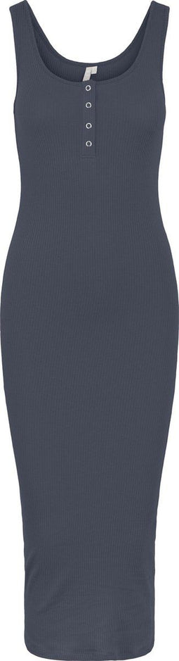 Pieces PCKITTE - Tank Midi Dress - Katoen met knoopjes - Zomerjurk - Maat XS