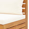 vidaXL - Tuinbank - 2-zits - met - kussens - massief - acaciahout