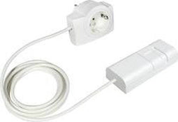 Ehmann 2160c0709 Snoerdimmer Geschikt voor lampen: LED-lamp, Spaarlamp, Halogeenlamp, Gloeilamp Wit