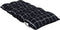 vidaXL - Stoelkussens - 2 - st - lage - rug - ruitpatroon - oxford - stof - zwart
