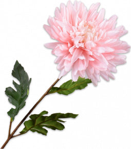 Silk-ka Kunstbloem-Zijden Bloem Dahlia Steel Roze 62 cm Voordeelaanbod Per 2 Stuks