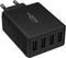 Ansmann HC430 - USB-oplader met 4 USB-poorten 30W - Zwart