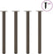 vidaXL - Salontafelpoten - 4 - st - 72-74 - cm - staal - naturel