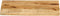 vidaXL - Tafelblad - met - natuurlijke - rand - 60x30x3,8 - cm - massief - mangohout