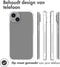 iMoshion Hoesje Geschikt voor iPhone 14 Hoesje Siliconen - iMoshion Shockproof Case - Transparant
