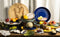 Serax Feast By Ottolenghi Diep Bord Ø22 Dark Blue Stripes White
