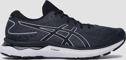 Asics Gel-Nimbus 24 - Hardloopschoenen - OrthoLite X-55 - Zwart/Wit Heren Maat 45