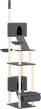 vidaXL - Kattenmeubel - vloer - tot - plafond - 277-303 - cm - donkergrijs
