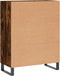 vidaXL - Dressoir - 69,5x34x90 - cm - bewerkt - hout - gerookt - eikenkleurig