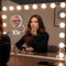 Sansbeauté® Hollywood Spiegel - Make Up Spiegel 80x60cm - 18x Dimbare LED Lampen - 10x Vergroting - USB Oplaadpoort - Dimbaar Licht