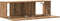 vidaXL - Tv-wandmeubel - 100x30x30 - cm - bewerkt - hout - artisanaal - eikenkleurig