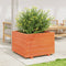 vidaXL - Plantenbak - 70x70x49,5 - cm - massief - grenenhout - wasbruin