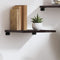 vidaXL - Wandschap - 40x40x2 - cm - behandeld - massief - eikenhout - donkerbruin