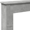 vidaXL - Haardombouw - 75x20x87,5 - cm - bewerkt - hout - betongrijs
