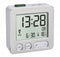 TFA Dostmann Digitale Wekker - Alarm met sluimerfunctie - Binnentemperatuur en datum - Zilver