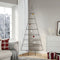 vidaXL - Kerstdecoratie - kerstboom - 210 - cm - metaal - zwart