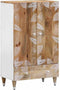 vidaXL - Hoge - kast - 60x33,5x100 - cm - massief - mangohout