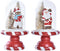 Kerstversiering DKD Home Decor Hars (13,5 x 13,5 x 23,5 cm) (2 Stuks)