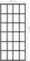 vidaXL - Schuifdeur - met - beslag - 90x205 - cm - aluminium - en - ESG-glas