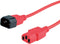 Roline - Stroomverlengkabel - 1,8m 10A 250VAC - Rood