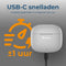 Denver TWE-48GR - Draadloze in-ear oordopjes - Bluetooth 5.3 - Grijs