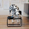 District 70 BUTLER - Verhoogde Voerbakstandaard - Handgemaakt van staal - Large 50,5 x 23 x 36,5 cm