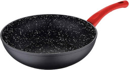 Wokpan San Ignacio Zwart Aluminium black Gehard aluminium (Ø 26 cm)