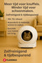 Flamingo Atlas - Automatische kattenbak XXL 72L - Zelfreinigend - App-bediening - Wit