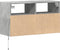 vidaXL - Tv-wandmeubel - met - LED-verlichting - 80x31x45 - cm - betongrijs