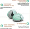 Alpine Muffy Baby - Gehoorbescherming - SNR 23 dB - Turquoise