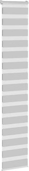 vidaXL - Zebra - rolgordijn - 40x230 - cm - stofbreedte - 35,9 - cm - lichtgrijs