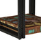 vidaXL - Nachtkastje - 40x40x50 - cm - Massief - gerecycled - hout