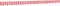 vidaXL - Vervangingsdoek - voor - luifelrok - gestreept - 4 - m - rood - en - wit