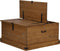 vidaXL - Opbergkist - HALDEN - 91x91x47 - cm - massief - grenenhout