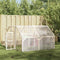 vidaXL - Plantenafdekking - met - zeilringen - 2x4 - m - polyethyleen