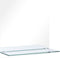 vidaXL - Wandspiegel - met - schap - 60x60 - cm - gehard - glas