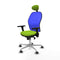 Jorquera Piqueras y Crespo 3D086G1 - Bureaustoel met hoofdsteun - Verstelbare hoogte - Pistache