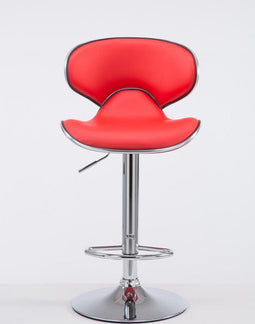 Barkruk Notodden Kunstleer C, Rood