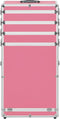 vidaXL - Make-up - trolley - aluminium - roze