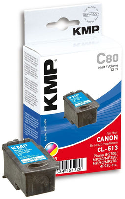 KMP C80 - Inktcartridge - Zwart Cyaan Magenta Geel - (1 stuk)